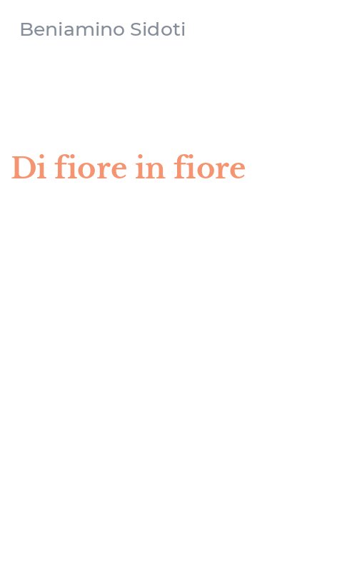 Di fiore in fiore