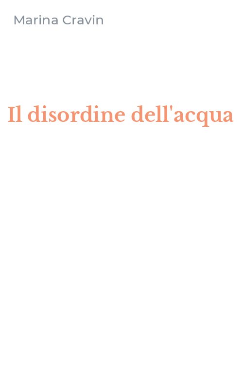 Il disordine dell'acqua