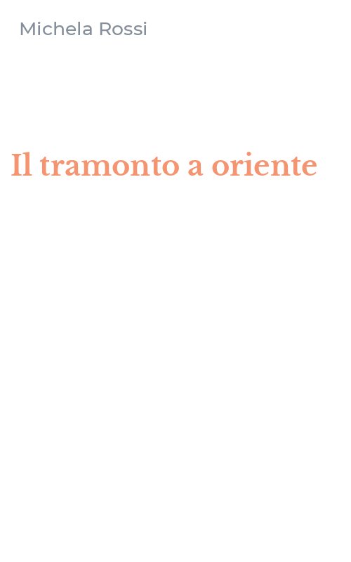 Il tramonto a oriente