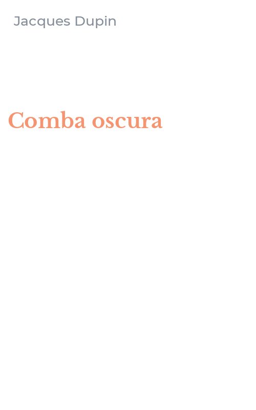 Comba oscura
