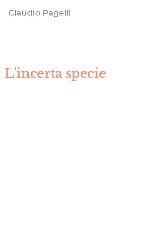 L'incerta specie