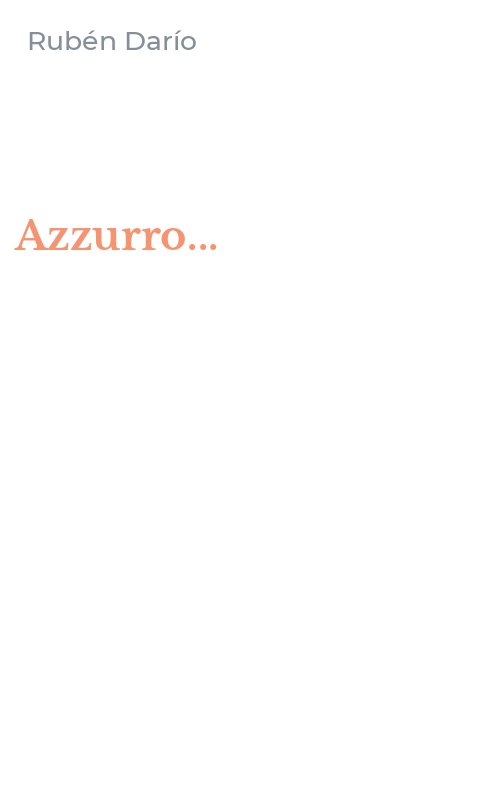 Azzurro...
