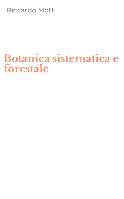 Botanica sistematica e forestale
