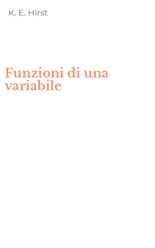 Funzioni di una variabile