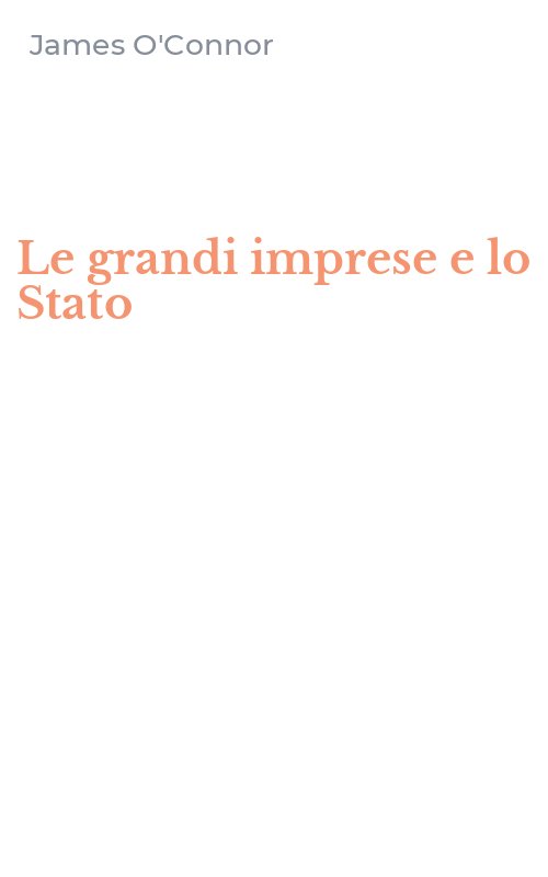 Le grandi imprese e lo Stato