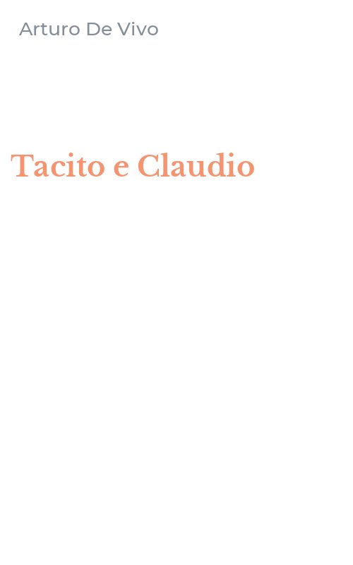 Tacito e Claudio