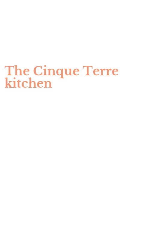 The Cinque Terre kitchen