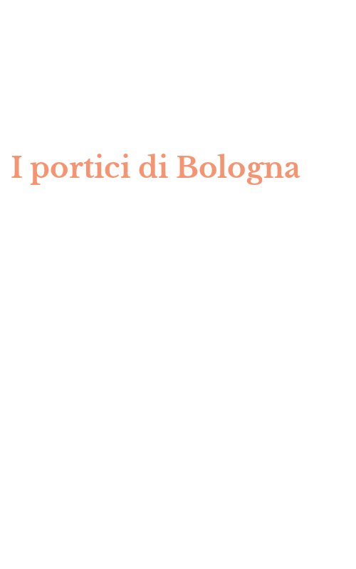 I portici di Bologna