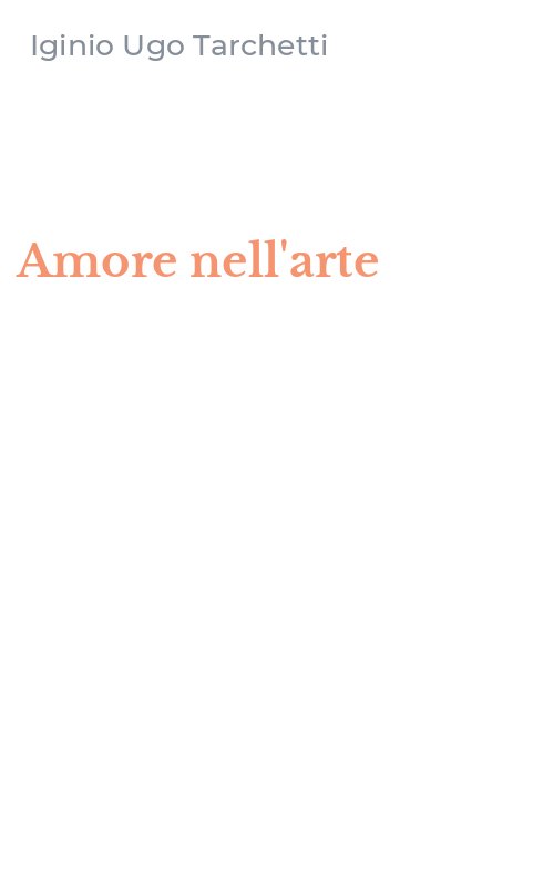 Amore nell'arte