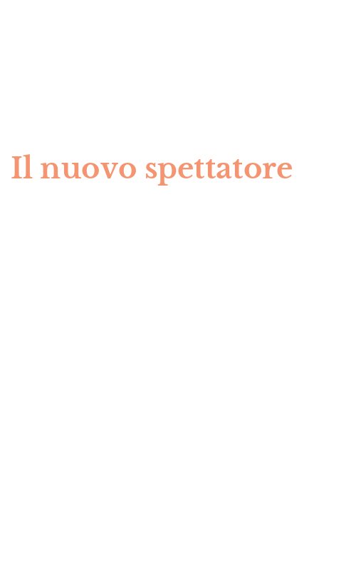 Il nuovo spettatore