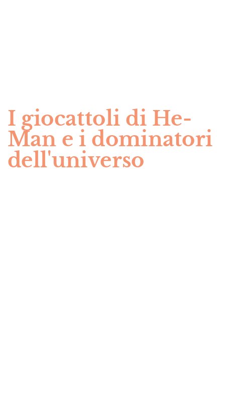 I giocattoli di He-Man e i dominatori dell'universo