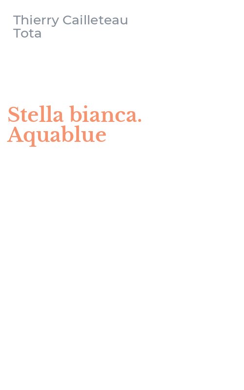 Stella bianca. Aquablue
