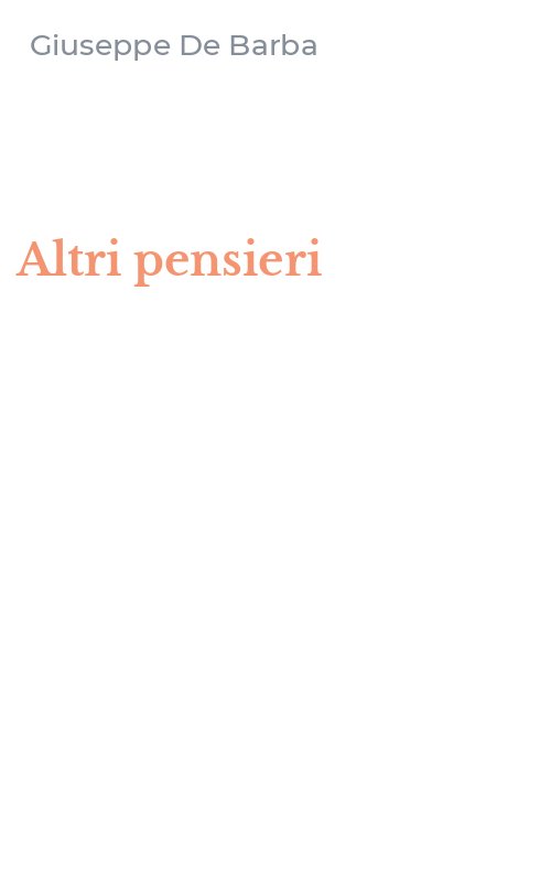 Altri pensieri