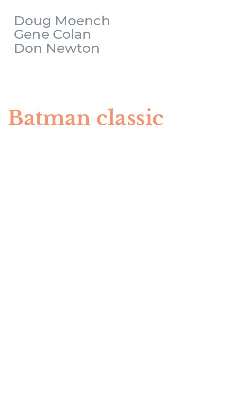 Batman classic