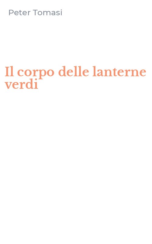 Il corpo delle lanterne verdi