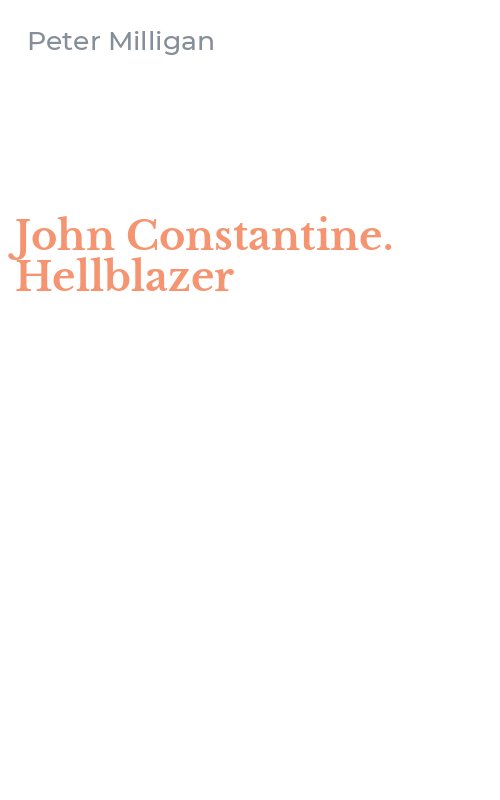 John Constantine. Hellblazer