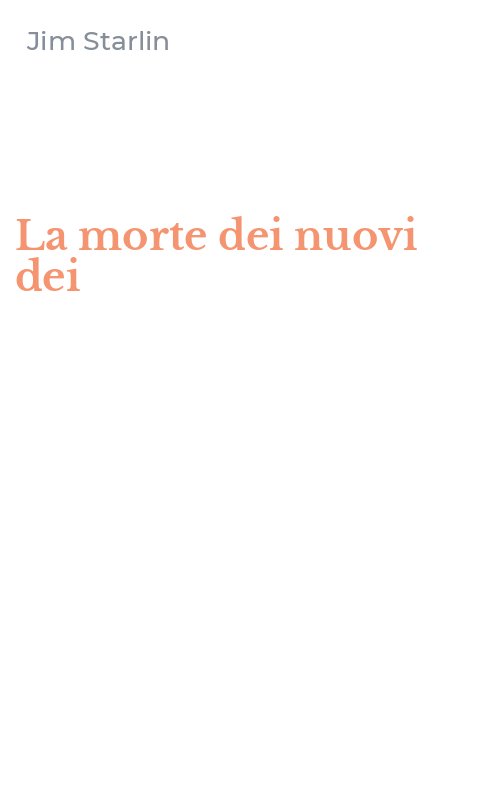 La morte dei nuovi dei