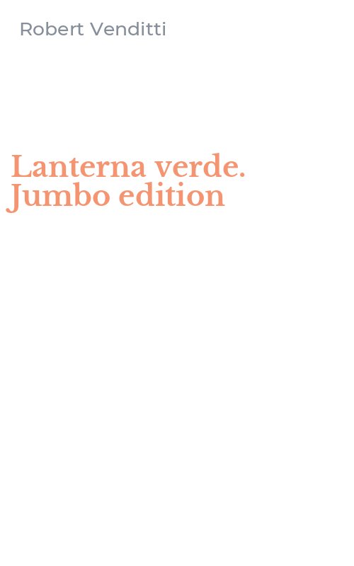 Lanterna verde. Jumbo edition
