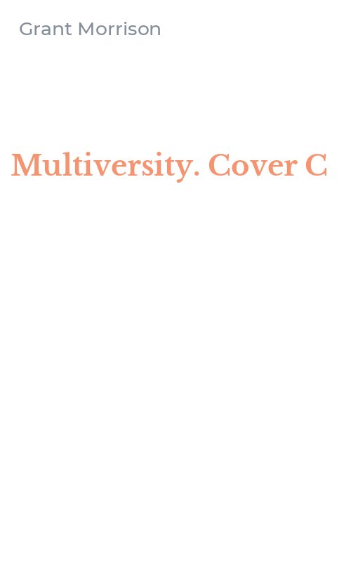 Multiversity. Cover C