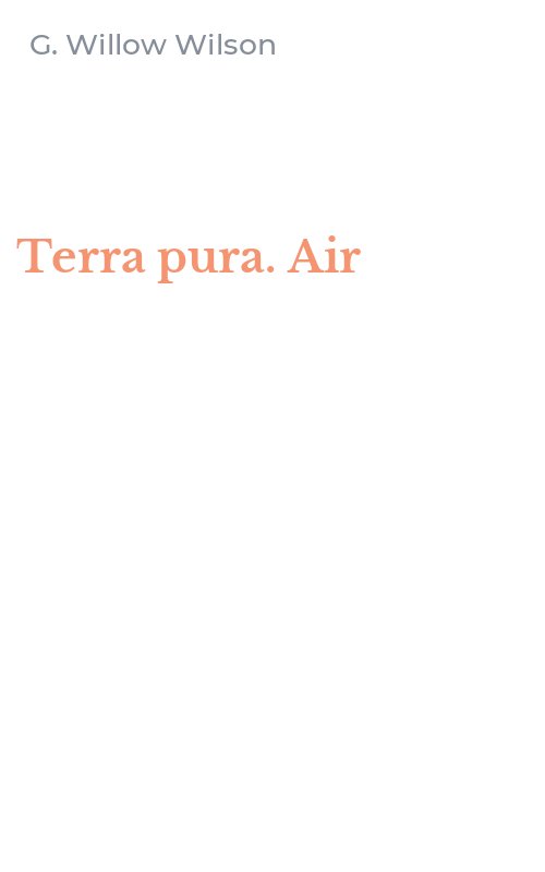 Terra pura. Air