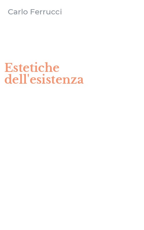 Estetiche dell'esistenza
