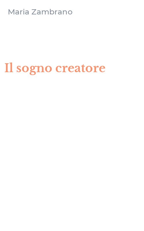Il sogno creatore
