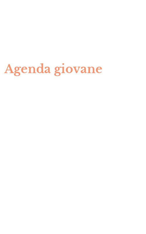 Agenda giovane