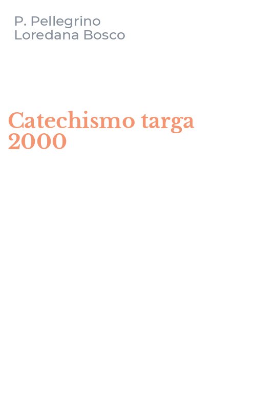 Catechismo targa 2000