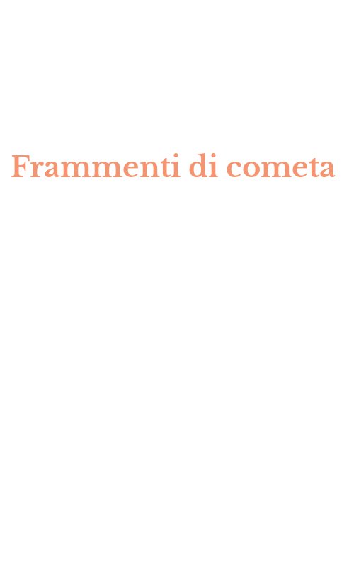 Frammenti di cometa