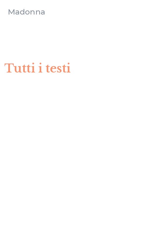 Tutti i testi
