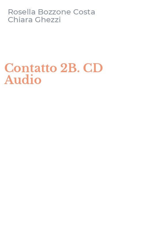 Contatto 2B. CD Audio