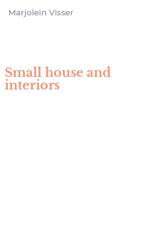 Small house and interiors