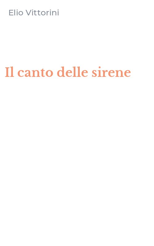 Il canto delle sirene