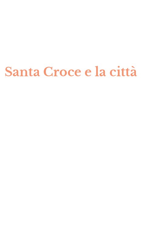 Santa Croce e la città