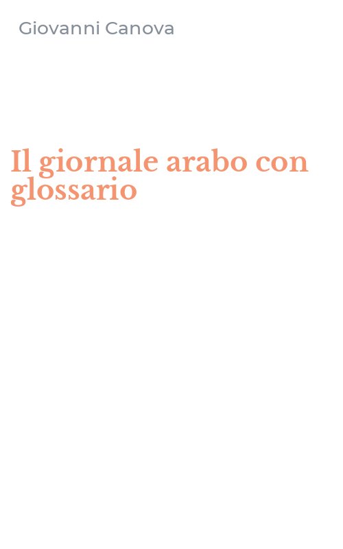 Il giornale arabo con glossario