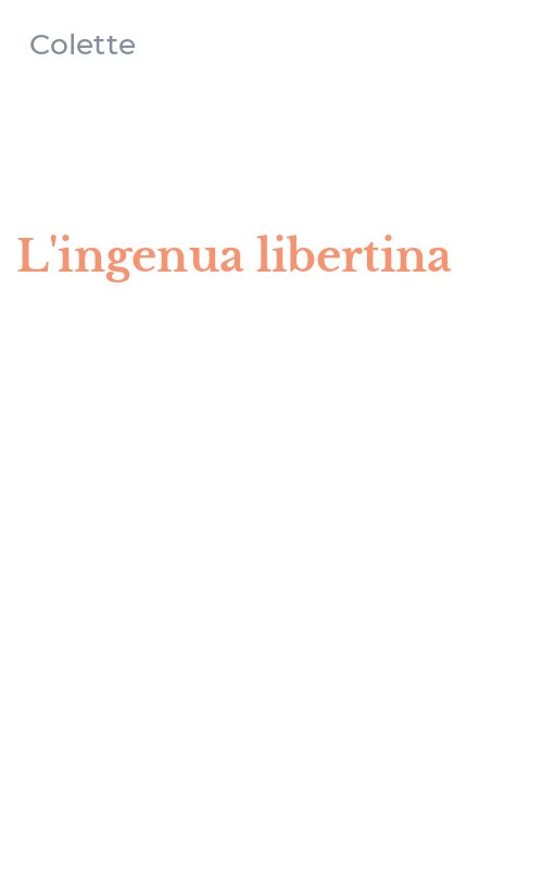 L'ingenua libertina