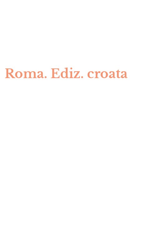 Roma. Ediz. croata