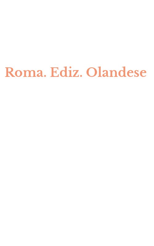 Roma. Ediz. Olandese