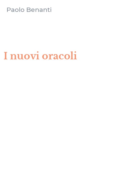 I nuovi oracoli