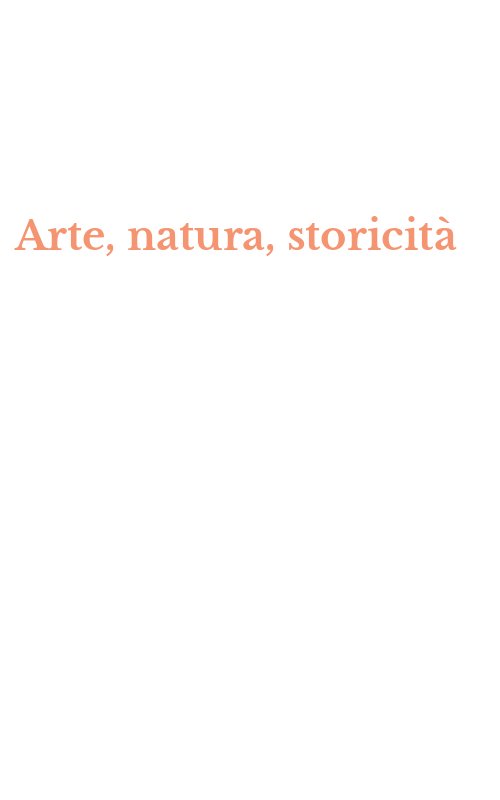 Arte, natura, storicità
