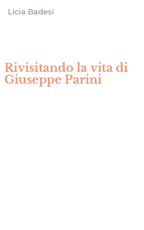 Rivisitando la vita di Giuseppe Parini
