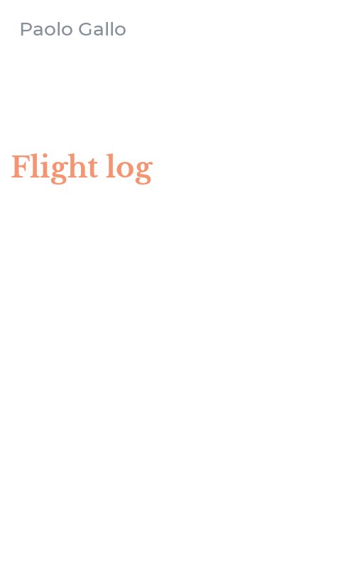 Flight log