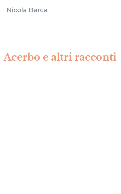 Acerbo e altri racconti