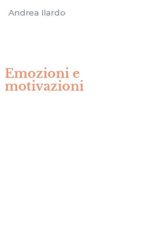 Emozioni e motivazioni
