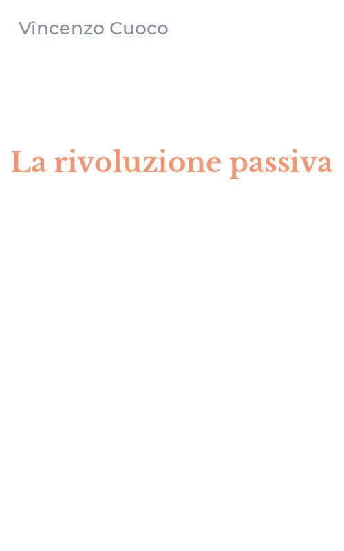 La rivoluzione passiva