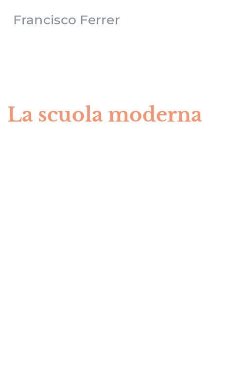 La scuola moderna