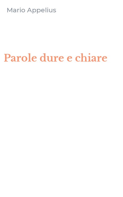 Parole dure e chiare