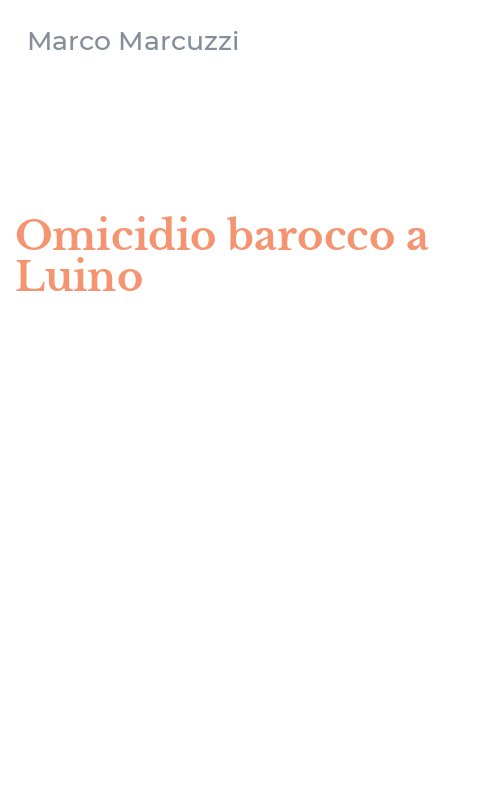 Omicidio barocco a Luino