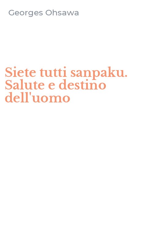 Siete tutti sanpaku. Salute e destino dell'uomo