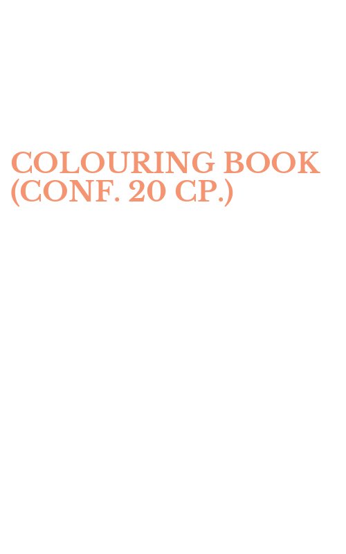 COLOURING BOOK (CONF. 20 CP.)
